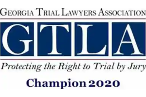 Georgia Trial Lawyers Association / Champion 2020 - Badge